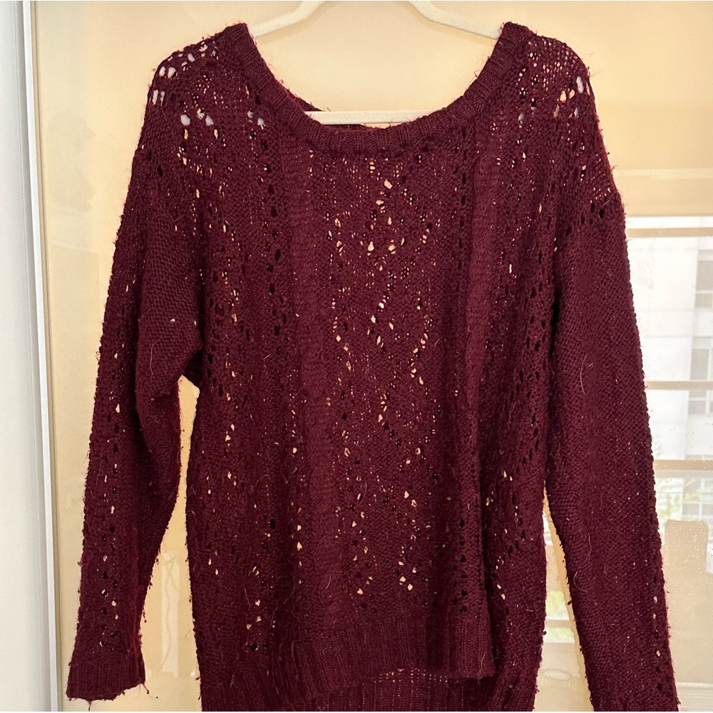 Vintage large maroon sweater